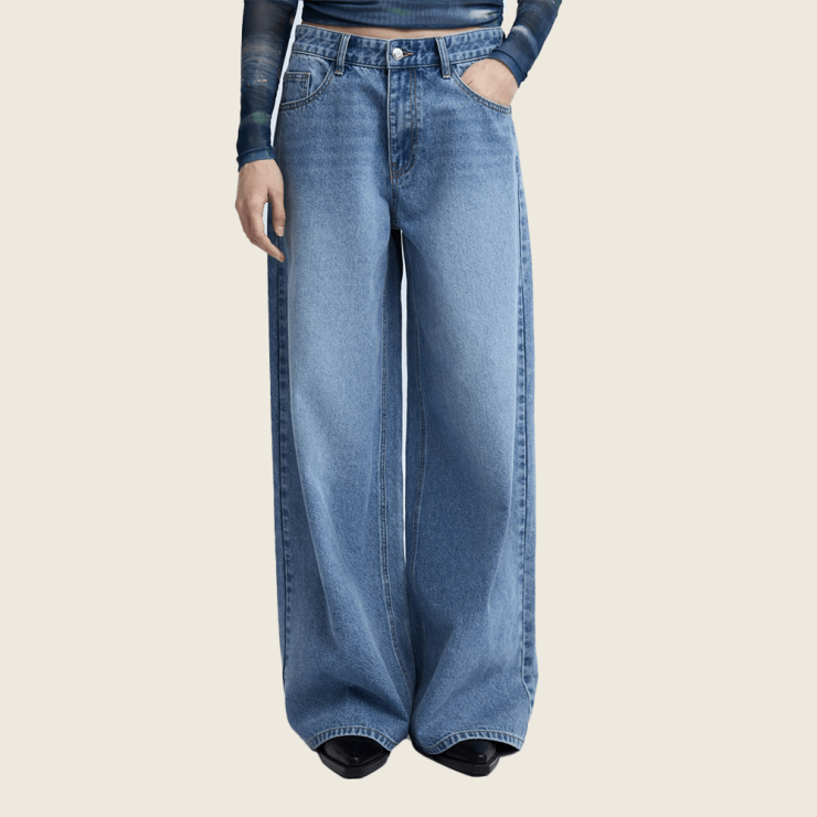 Джинсы wide leg